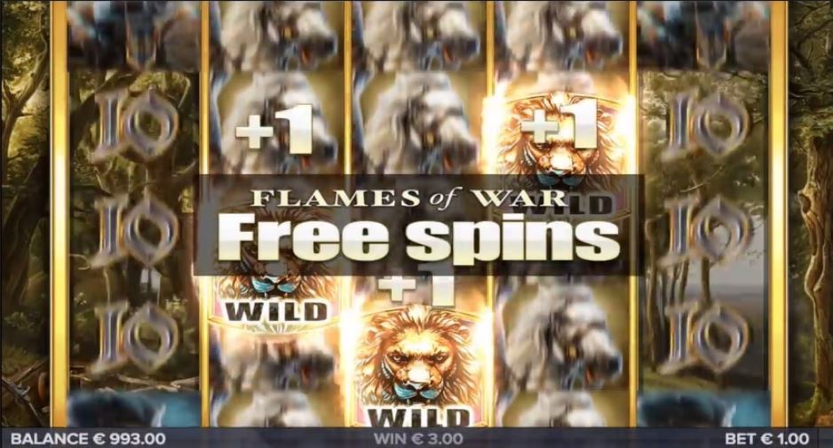Flames of War Free Spins