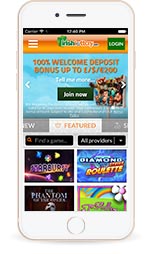 mobile casino homepage