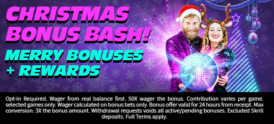 Christmas Bonus Bash!