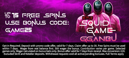 Up to 75 Free Spins