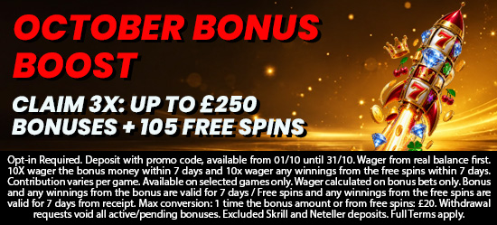 October Bonus Boost