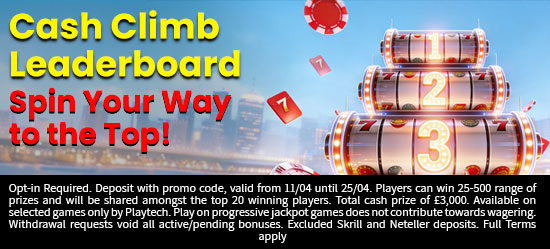 Cash Climb Leaderboard